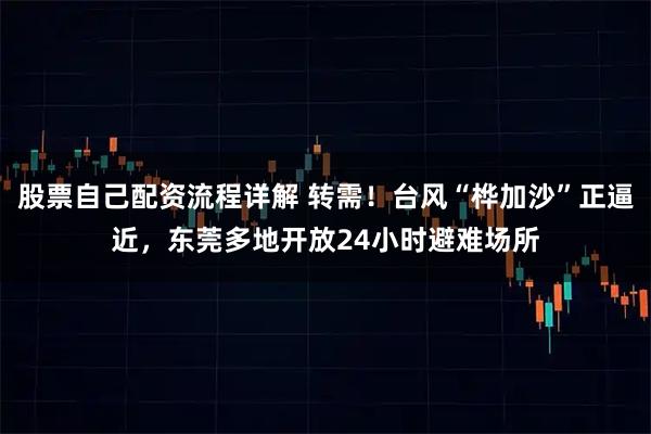 股票自己配资流程详解 转需！台风“桦加沙”正逼近，东莞多地开放24小时避难场所