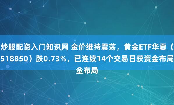 炒股配资入门知识网 金价维持震荡，黄金ETF华夏（518850）跌0.73%，已连续14个交易日获资金布局
